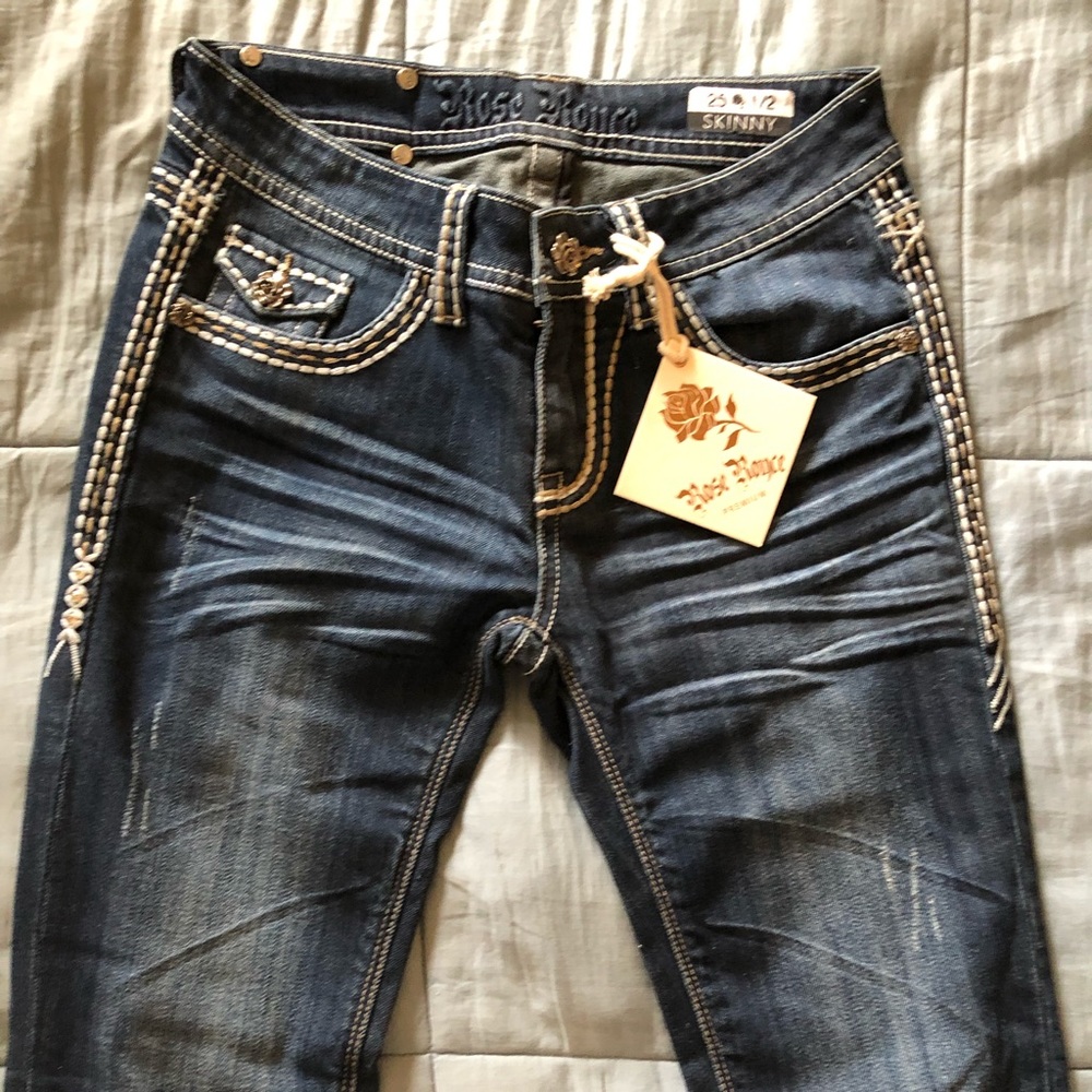 NWT Rose Royce stretch denim jeans